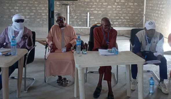 Réunion mensuelle de gestion du camp de réfugiés de Sayam Forage: VND-NUR y a pris part activement